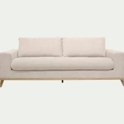 Canapé 4 Places*alinea Canapé 4 places fixe en tissu Storm - roucas Beige