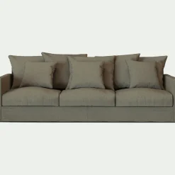 Canapé 5 Places*alinea Canapé 5 places fixe en tissu - cèdre Vert