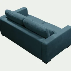 Canapé En Tissu|Canapé 3 Places*alinea Canapé 3 places fixe en tissu Genesis - Bleu