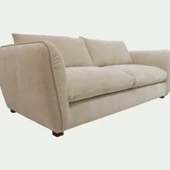 Canapé 4 Places*alinea Canapé 4 places fixe en tissu Nature - Beige