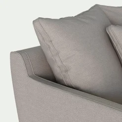 Fauteuil|Petit Canapé*alinea Canapé 1.5 places fixe en tissu - borie Gris