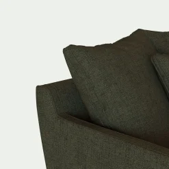 Canapé 4 Places*alinea Canapé 4 places fixe en tissu joint - cèdre Vert