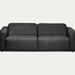 Canapé En Tissu|Canapé 3 Places*alinea Canapé 3 places fixe en tissu - anthracite Gris