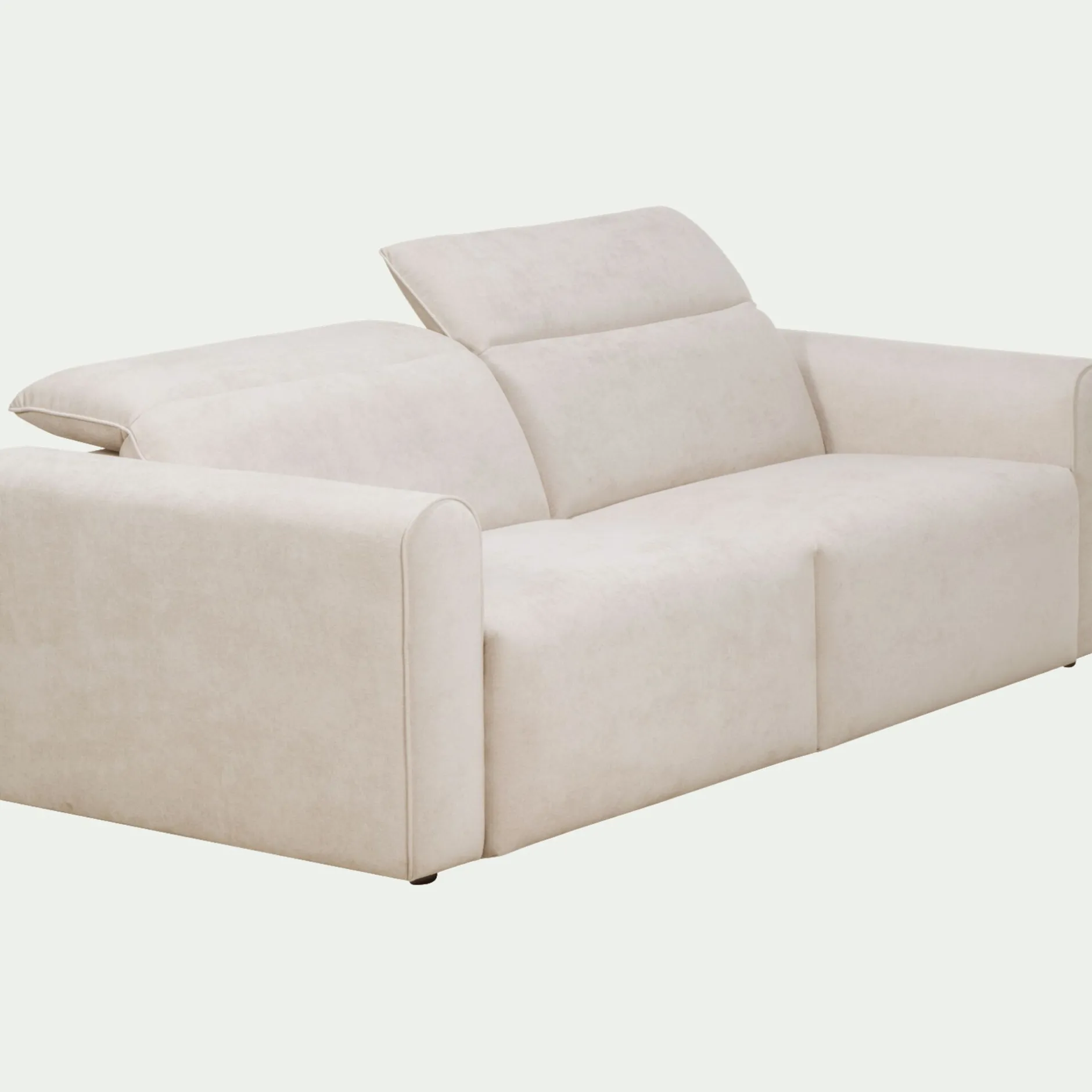 Canapé 3 Places*alinea Canapé 3 places fixe en tissu - roucas Beige