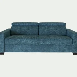 Canapé 3 Places|Canapé Fixe*alinea Canapé 3 places fixe en tissu Genesis avec accoudoirs 20cm - figuerolles Bleu