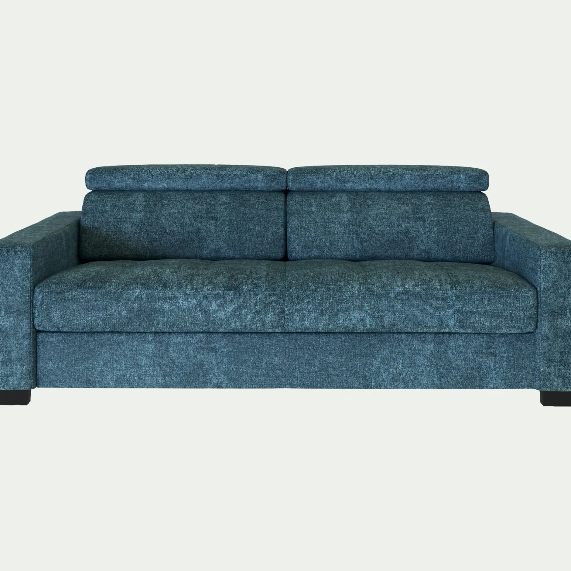 Canapé 3 Places|Canapé Fixe*alinea Canapé 3 places fixe en tissu Genesis avec accoudoirs 20cm - figuerolles Bleu