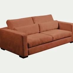 Canapé 5 Places*alinea Canapé 5 places fixe en tissu Genesis - brun rustrel Marron