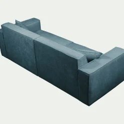 Canapé 4 Places*alinea Canapé 4 places fixe en tissu genesis - Bleu