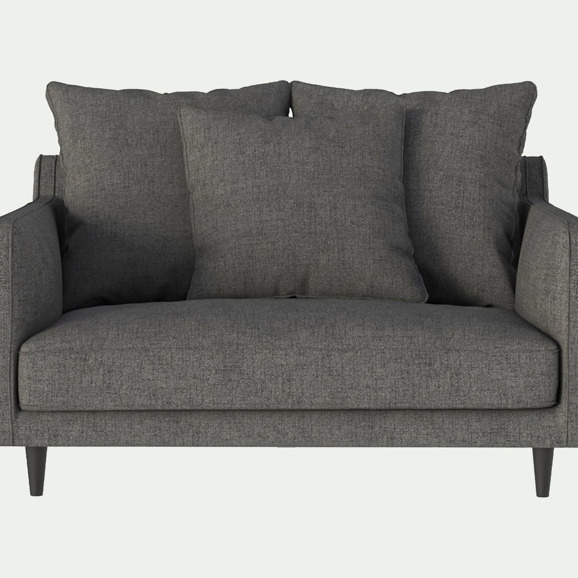 Fauteuil|Petit Canapé*alinea Canapé 1,5 places fixe en tissu - restanque Gris