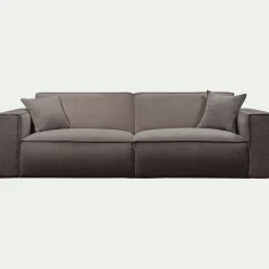 Canapé 4 Places*alinea Canapé 4 places fixe en tissu genesis - Gris