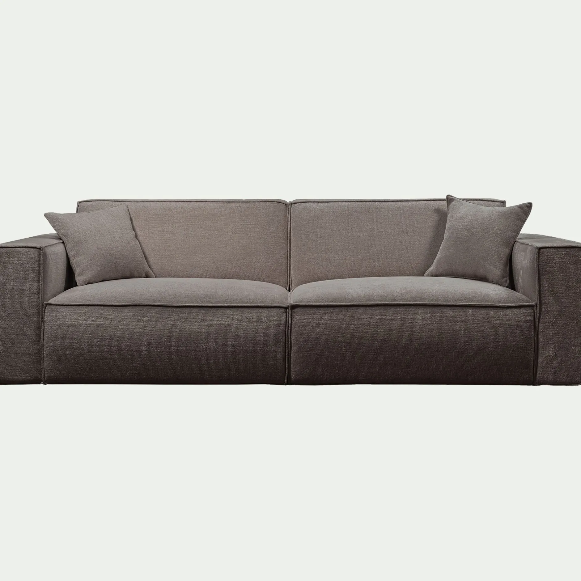 Canapé 4 Places*alinea Canapé 4 places fixe en tissu genesis - Gris