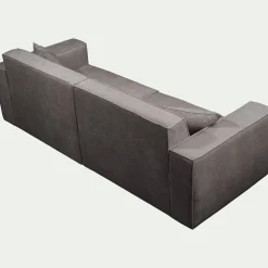 Canapé 4 Places*alinea Canapé 4 places fixe en tissu genesis - Gris
