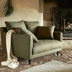 Fauteuil|Canapé En Tissu*alinea Canapé 1,5 places fixe en tissu joint - cèdre Vert