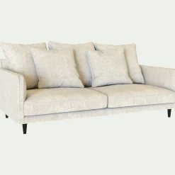 Canapé 3 Places*alinea Canapé 3 places fixe en tissu genesis - ventoux Blanc