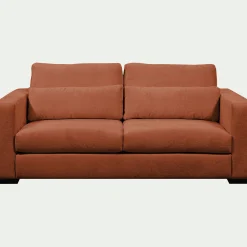 Canapé En Tissu|Canapé Fixe*alinea Canapé 3 places fixe en tissu Genesis - brun rustrel Marron