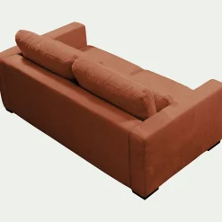 Canapé En Tissu|Canapé Fixe*alinea Canapé 3 places fixe en tissu Genesis - brun rustrel Marron