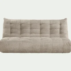 Canapé 4 Places*alinea Canapé 4 places fixe en tissu chenille - roucas Beige