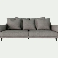 Canapé En Tissu|Canapé Fixe*alinea Canapé 4 places fixe en tissu monclar - taupe Gris