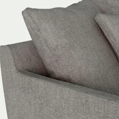 Canapé En Tissu|Canapé Fixe*alinea Canapé 4 places fixe en tissu monclar - taupe Gris