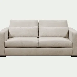 Canapé En Tissu|Canapé 3 Places*alinea Canapé 3 places fixe en tissu Genesis - Beige
