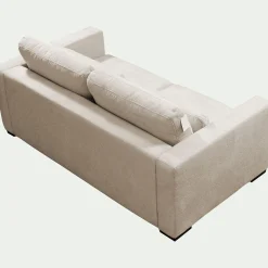 Canapé En Tissu|Canapé 3 Places*alinea Canapé 3 places fixe en tissu Genesis - Beige