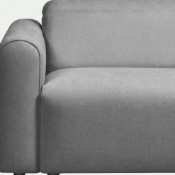 Canapé 3 Places*alinea Canapé 3 places fixe en tissu - moyen Gris