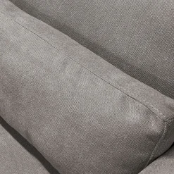 Canapé En Tissu|Canapé 5 Places*alinea Canapé 5 places fixe en tissu Bloq - moyen Gris