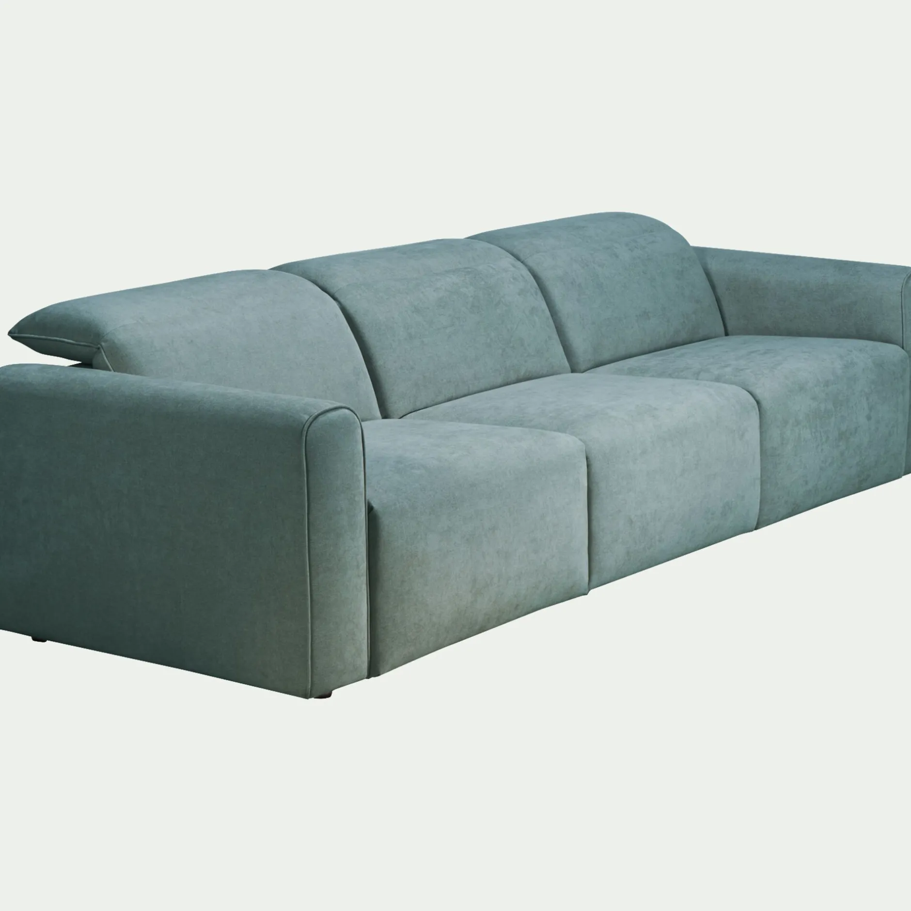 Canapé 5 Places*alinea Canapé 5 places fixe en tissu - niolon Bleu