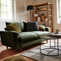 Canapé En Tissu|Canapé 3 Places*alinea Canapé 3 places fixe en tissu - cèdre Vert