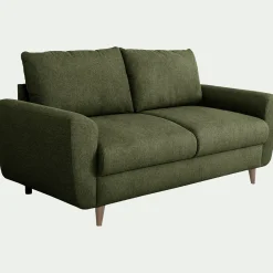 Canapé En Tissu|Canapé 3 Places*alinea Canapé 3 places fixe en tissu - cèdre Vert