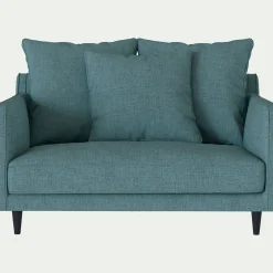 Fauteuil|Petit Canapé*alinea Canapé 1,5 places fixe en tissu - niolon Bleu