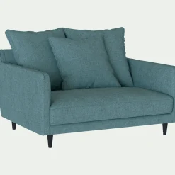 Fauteuil|Petit Canapé*alinea Canapé 1,5 places fixe en tissu - niolon Bleu