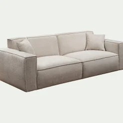 Canapé 4 Places*alinea Canapé 4 places fixe en tissu Genesis - Beige