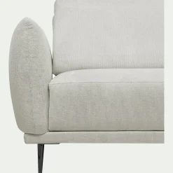 Canapé En Tissu|Canapé 3 Places*alinea Canapé 3 places fixe en tissu memphis avec fonction avance-recul - roucas Beige