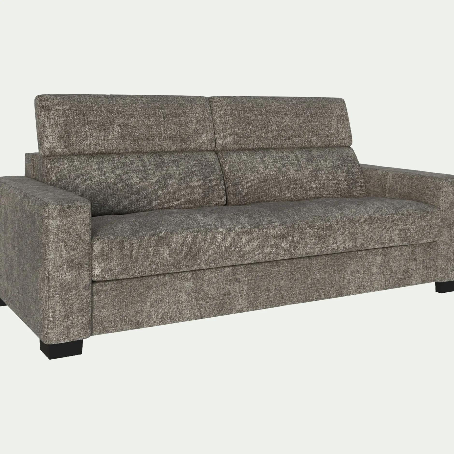 Canapé 3 Places|Canapé Fixe*alinea Canapé 3 places fixe en tissu Genesis avec accoudoirs 20cm - alpilles Beige