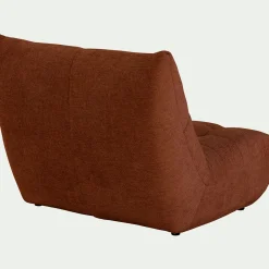 Canapé 2 Places|Canapé Modulable*alinea Canapé 2 places fixe en tissu chenille - brun rustrel Marron