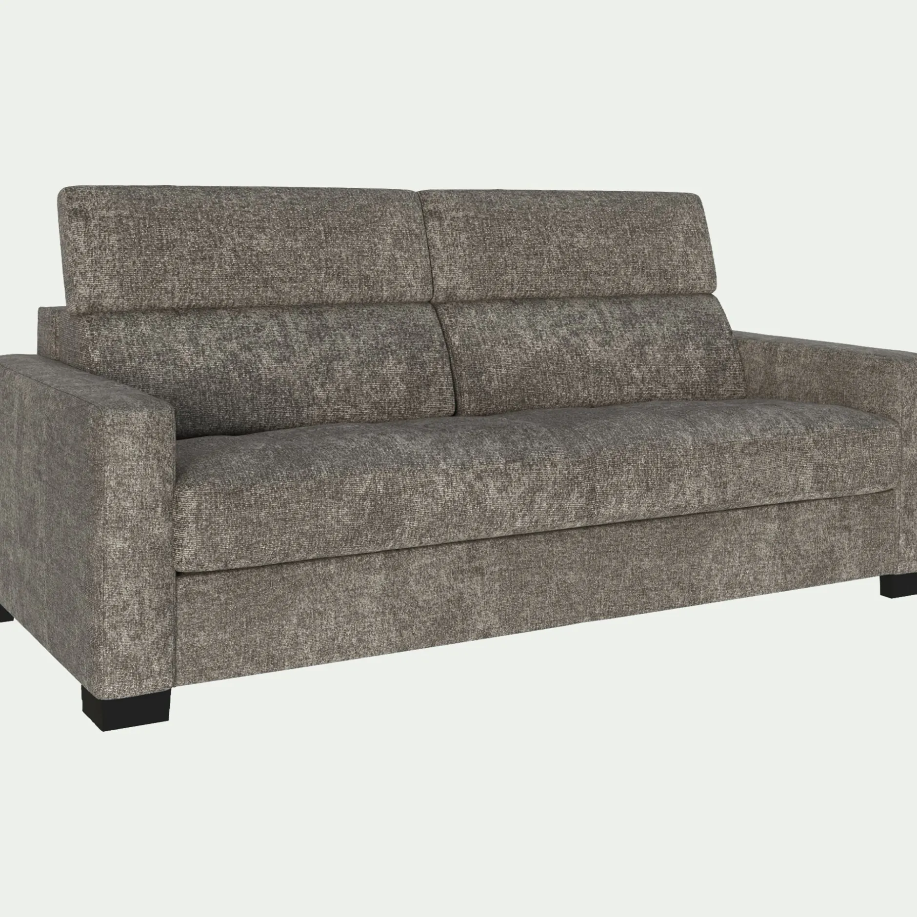 Canapé 3 Places|Canapé Fixe*alinea Canapé 3 places fixe en tissu Genesis avec accoudoirs 15cm - alpilles Beige