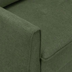 Canapé En Tissu|Canapé 2 Places*alinea Canapé 2 places fixe en tissu Loft - cèdre Vert
