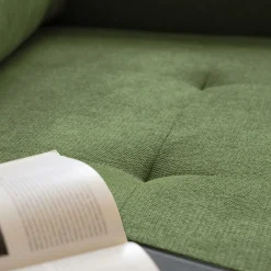 Canapé En Tissu|Canapé 2 Places*alinea Canapé 2 places fixe en tissu Loft - cèdre Vert