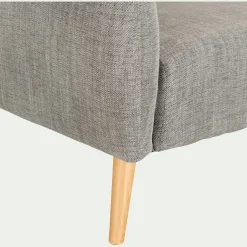 Canapé En Tissu|Canapé 2 Places*alinea Canapé 2 places fixe en tissu - Gris