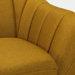 Canapé En Tissu|Canapé 2 Places*alinea Canapé 2 places fixe en tissu - argan Jaune