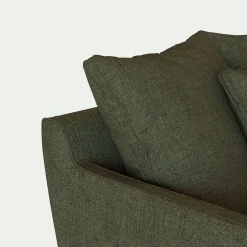Canapé 6 Places Et Plus*alinea Canapé 6 places fixe en tissu joint - cèdre Vert