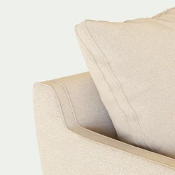 Fauteuil|Petit Canapé*alinea Canapé 1.5 places fixe en tissu - roucas Beige