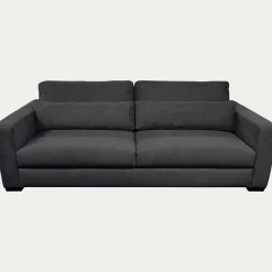 Canapé 5 Places|Canapé Fixe*alinea Canapé 5 places fixe en tissu Bloq - anthracite Gris