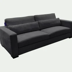 Canapé 5 Places|Canapé Fixe*alinea Canapé 5 places fixe en tissu Bloq - anthracite Gris