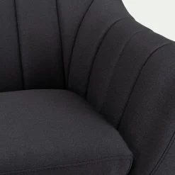 Canapé En Tissu|Canapé 2 Places*alinea Canapé 2 places fixe en tissu - anthracite Gris