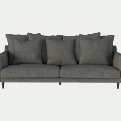 Canapé 4 Places*alinea Canapé 4 places fixe en tissu joint - restanque Gris