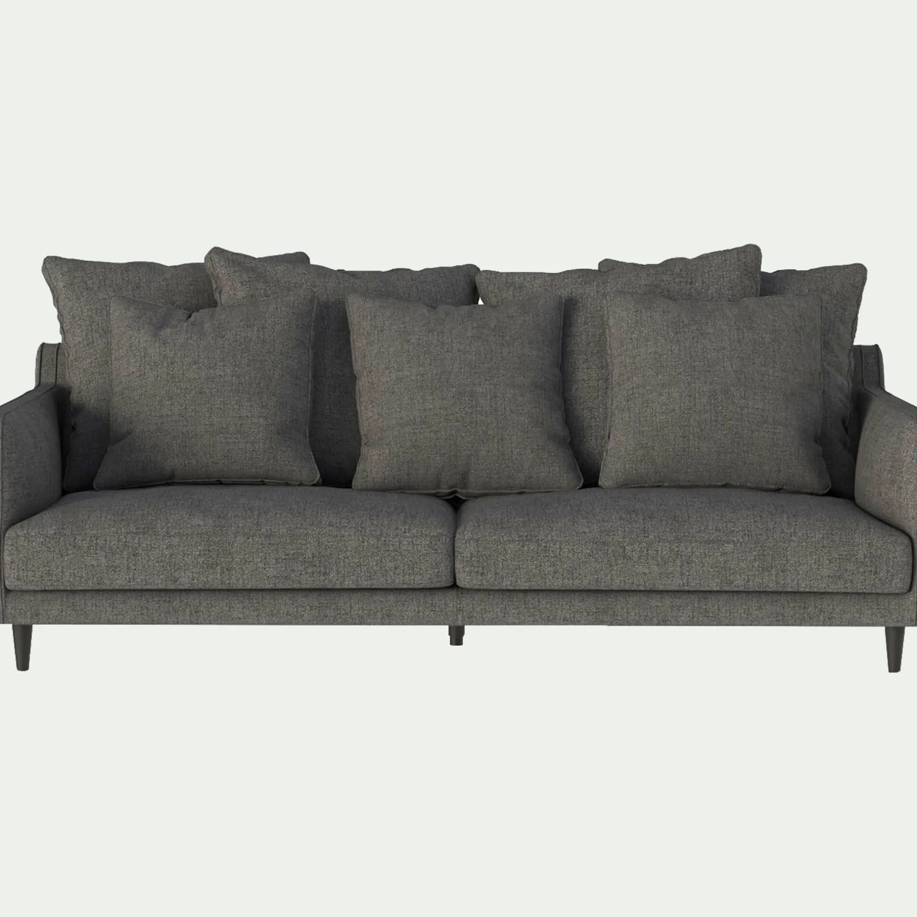 Canapé 4 Places*alinea Canapé 4 places fixe en tissu joint - restanque Gris