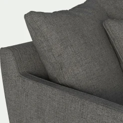 Canapé 4 Places*alinea Canapé 4 places fixe en tissu joint - restanque Gris