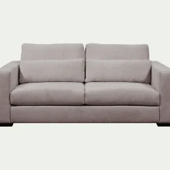 Canapé En Tissu|Canapé Fixe*alinea Canapé 3 places fixe en tissu Genesis - Gris